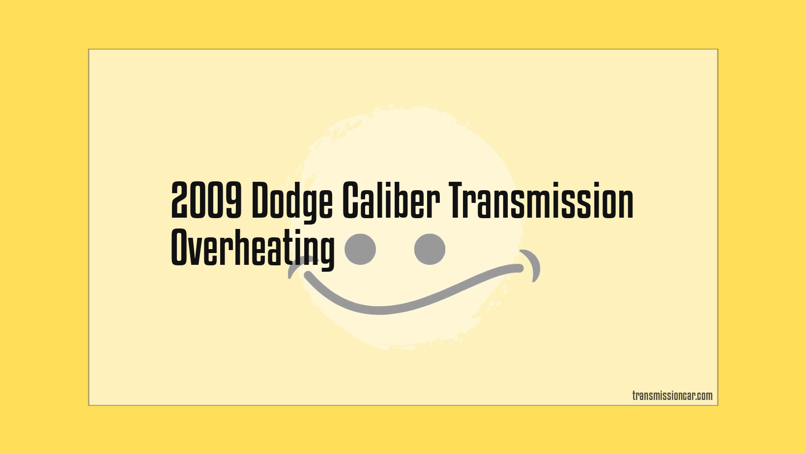 2009 Dodge Caliber Transmission