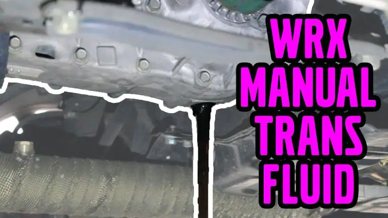 2017 Subaru Wrx Transmission Fluid