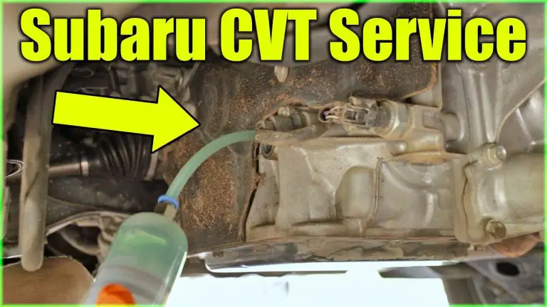 Subaru Cvt Transmission Fluid Change