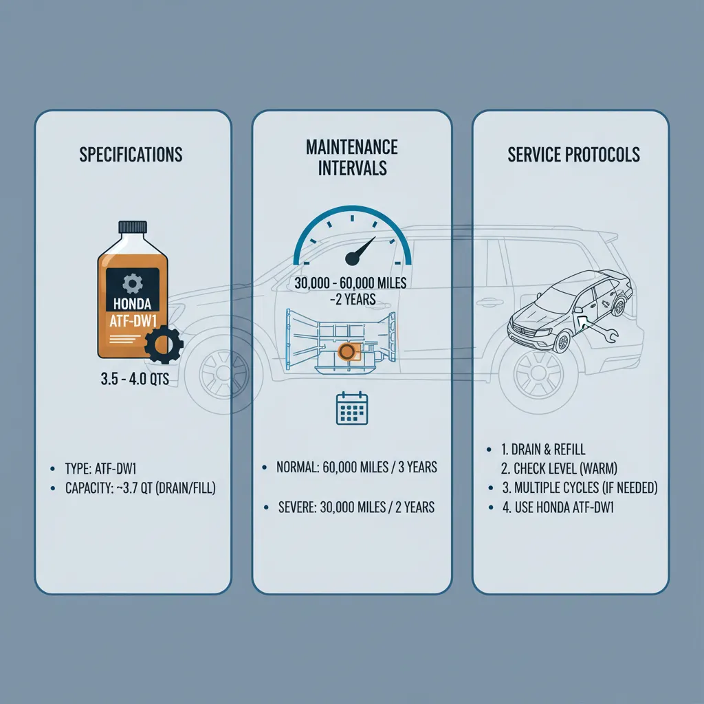 honda pilot transmission fluid