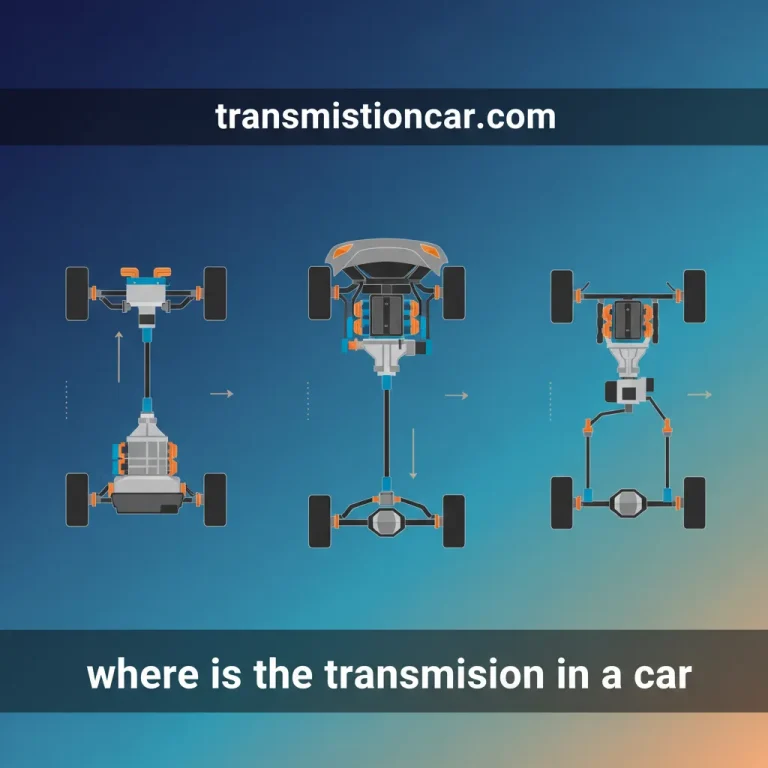 Where Is The Transmission In A Car: Locating The Gearbox Across Different Vehicle Layouts