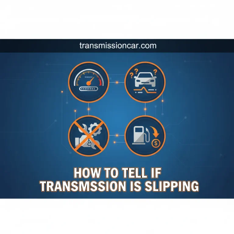How To Tell If Transmission Is Slipping: Identifying Early Warning Signs
