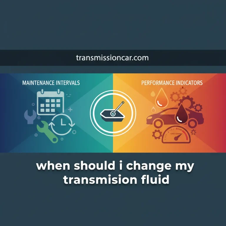 When Should I Change My Transmission Fluid: Maintenance Intervals And Performance Indicators