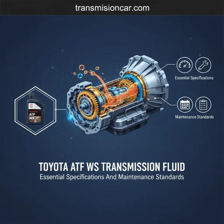 Toyota Atf Ws Transmission Fluid: Essential Specifications And Maintenance Standards