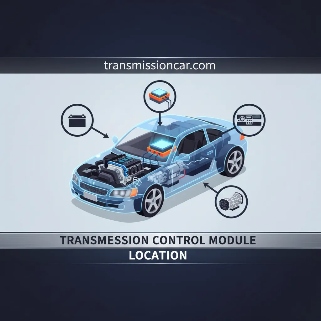 transmission control module location