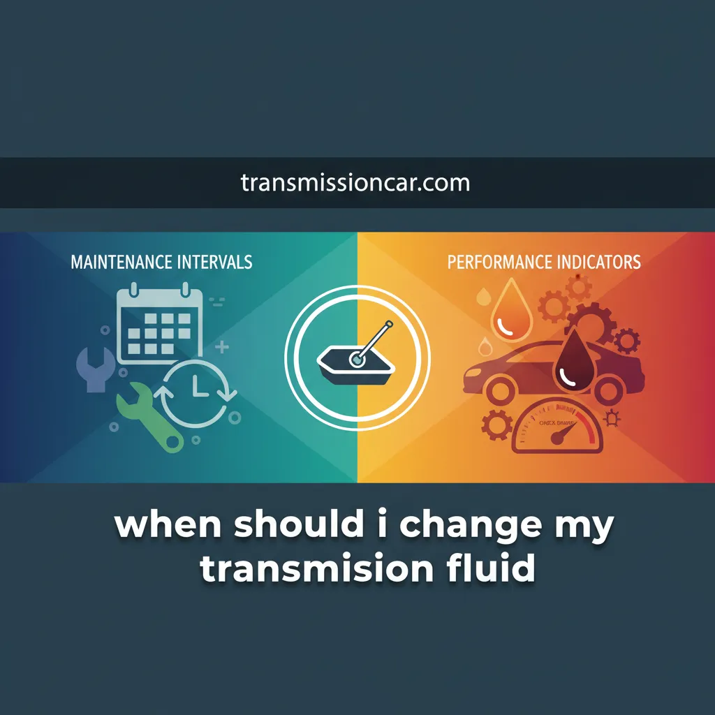 when should i change my transmission fluid