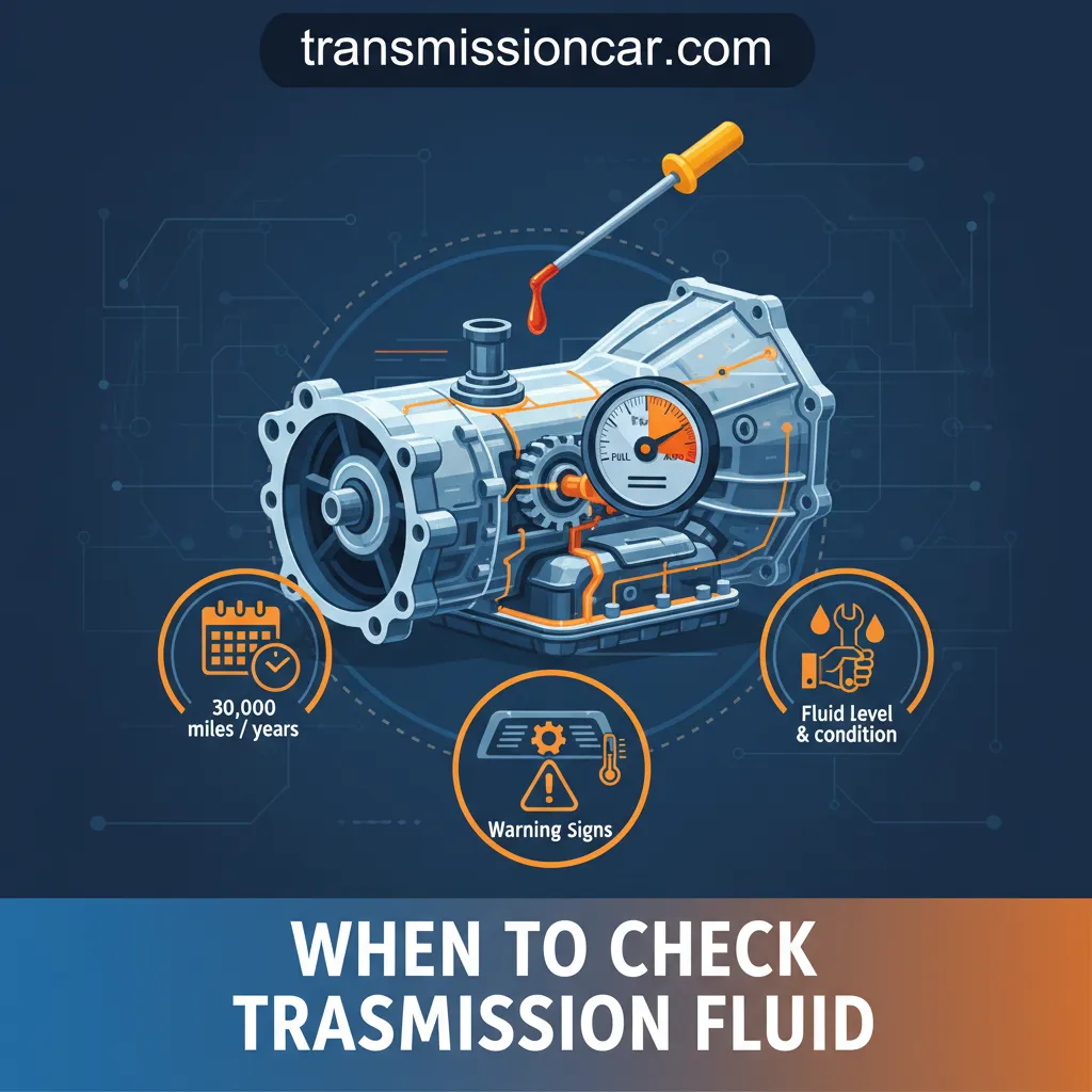 when to check transmission fluid