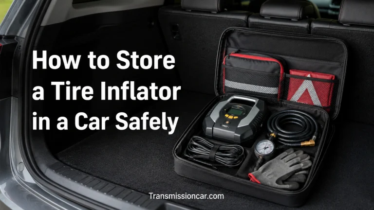 How to Store a Tire Inflator in a Car Safely
