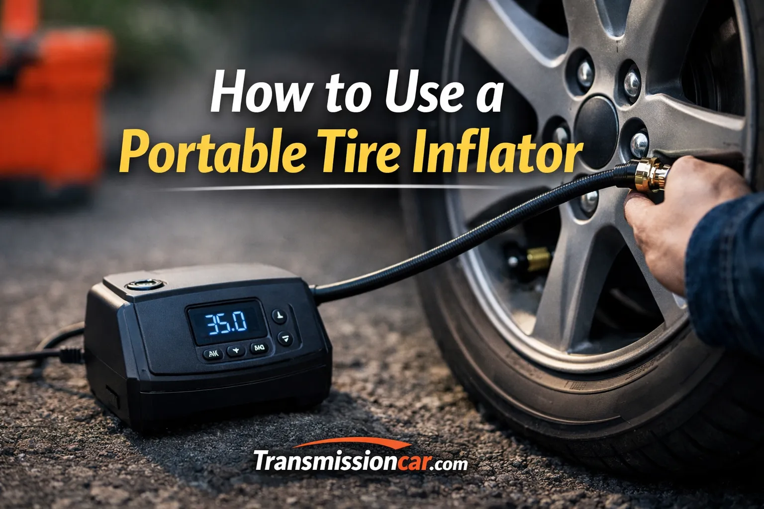 How to Use a Portable Tire Inflator
