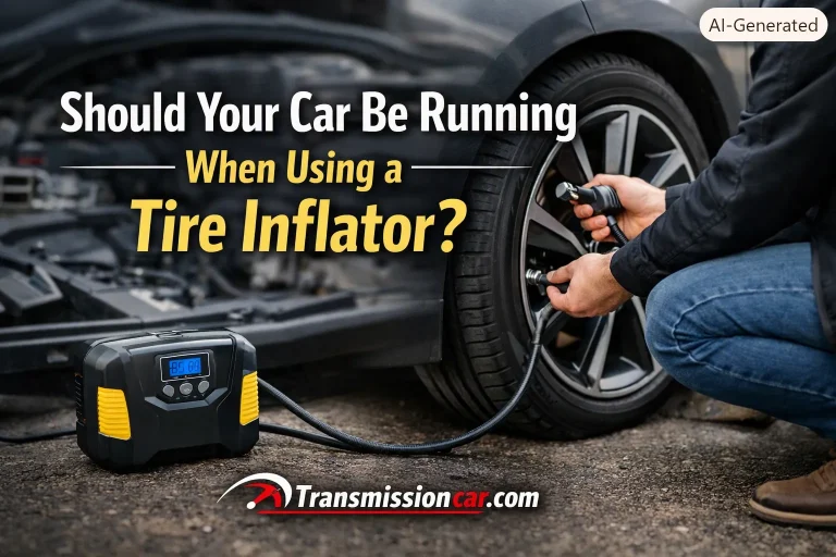 Should Your Car Be Running When Using a Tire Inflator