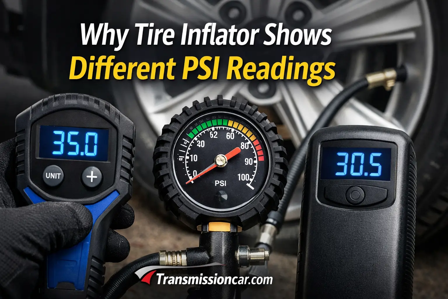 Why Tire Inflator Shows Different PSI Readings