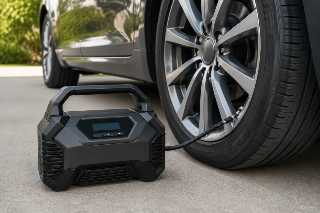 Tire inflator shutting off because cooling vents are blocked