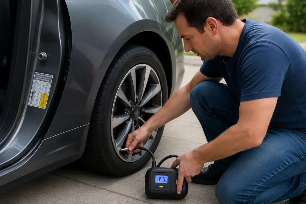 Vehicle owner using <a href=